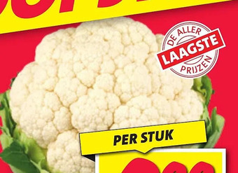 Nettorama Bloemkool aanbieding