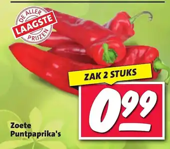 Nettorama Zoete puntpaprika's aanbieding