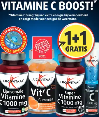 Lucovitaal Vitamine C boost! aanbieding