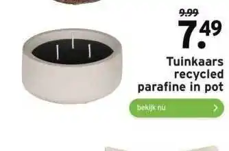 GAMMA Tuinkaars recycled parafine in pot aanbieding