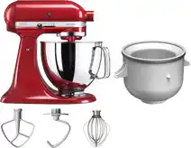 Coolblue Kitchenaid artisan mixer 5ksm125 keizerrood + r... aanbieding