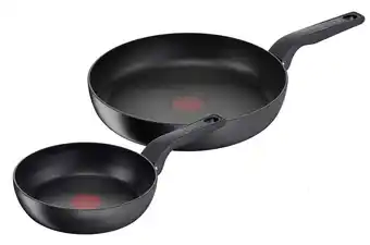 Coolblue Tefal hard titanium pro koekenpannenset 24 + 28 cm aanbieding