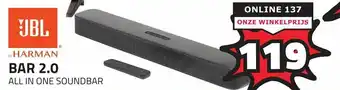 BoXXer JBL Harman bar 2.0 all in one soundbar aanbieding