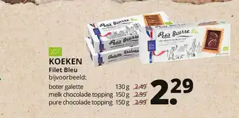 Natuurwinkel Koeken Filet Bleu 130 g aanbieding