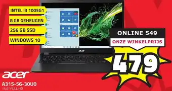 BoXXer Acer A315-56-30U0 15.6" full hd aanbieding