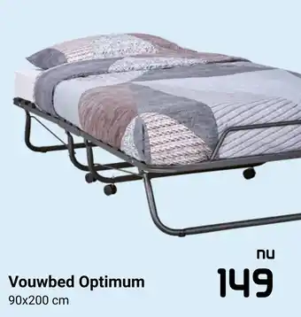 Beddenreus Vouwbed Optimum 90x200cm aanbieding