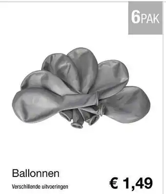 Kik Ballonnen aanbieding