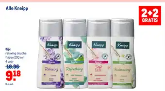 Makro Alle Kneipp 2+2 Gratis aanbieding