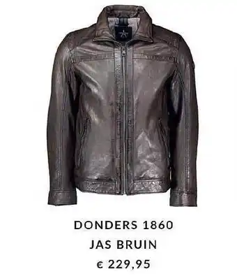 BoMonT Donders 1860 jas bruin aanbieding