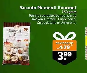 Trekpleister Socado momenti gourmet aanbieding