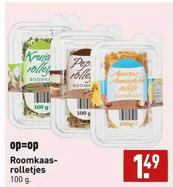 ALDI Op=op roomkaas-rolletjes aanbieding