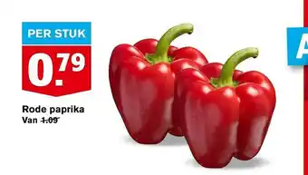 Hoogvliet Rode paprika van aanbieding