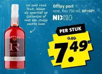 Boni Offley port rosé fles op=op! nix18 aanbieding