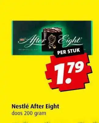 Boni Nestlé after eight aanbieding