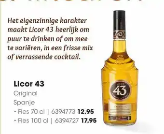 HANOS Licor 43 original aanbieding