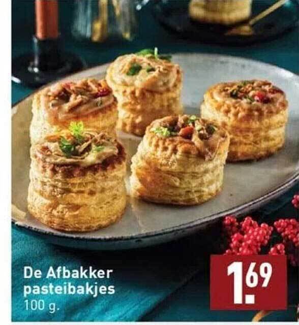 De afbakker pasteibakjes aanbieding bij ALDI