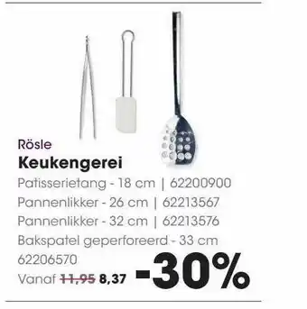 HANOS Rösle keukengerei aanbieding