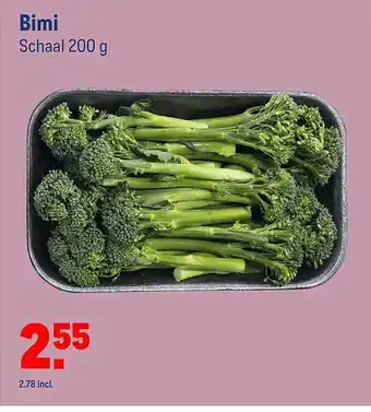 Makro Bimi schaal aanbieding