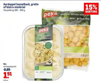 Makro Aardappel hasselback, gratin of bistro minikriel aanbieding