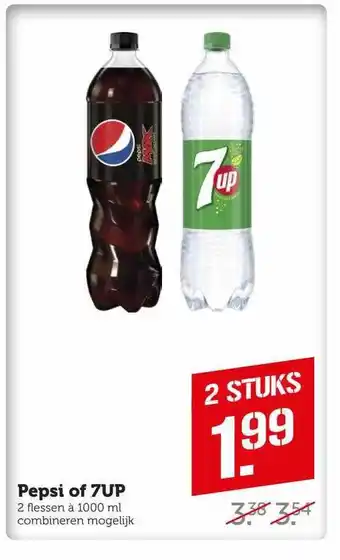 CoopCompact Pepsi of 7up aanbieding