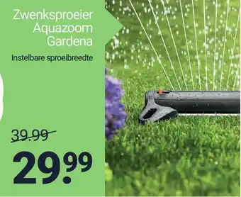 Inter Chalet Zwenksproeier aquazoom gardena aanbieding