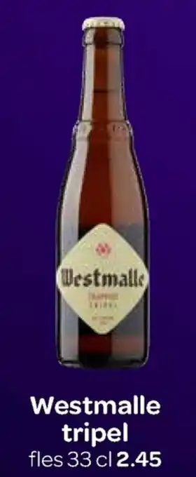 Spar Westmalle tripel 33cl aanbieding