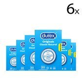Bol.com Durex condooms classic natural 20st x6 aanbieding