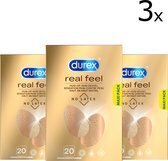 Bol.com Durex condooms nude - latexvrij - 3x 20 stuks aanbieding