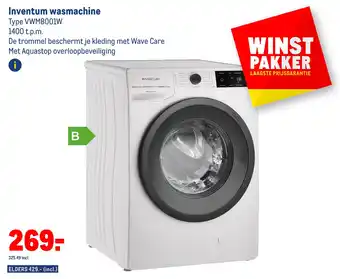 Makro Inventum wasmachine aanbieding