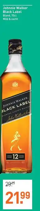 Gall & Gall Johnnie walker black label blend aanbieding