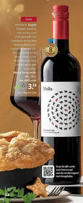 Albert Heijn Mesta tempranillo bio aanbieding