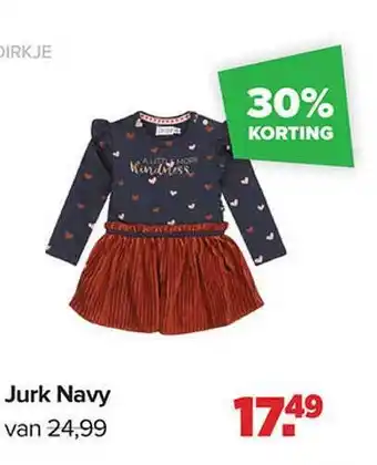 Baby-Dump Jurk navy dirkje aanbieding