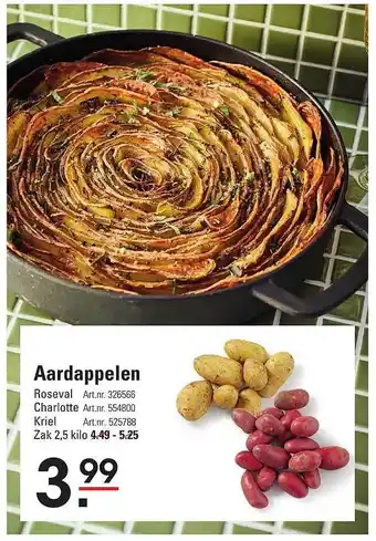 De Kweker Aardappelen aanbieding