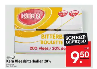 De Kweker Kern vleesbitterballen 20% aanbieding