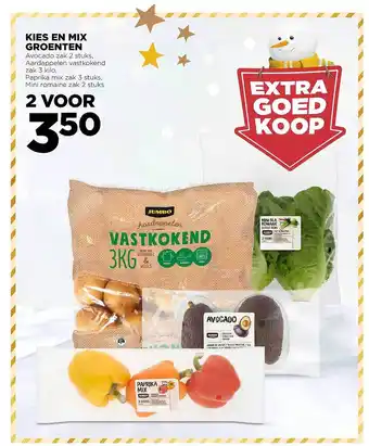 Jumbo Kies en mix groenten aanbieding