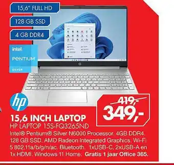 Vobis Hp 15,6 inch laptop hp laptop 15s-fq3265nd aanbieding