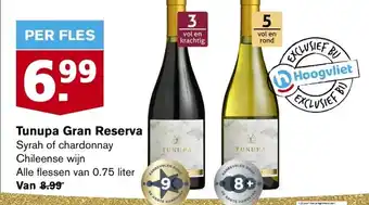 Hoogvliet Tunupa Gran Reserva 0.75 liter aanbieding