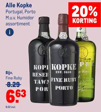 Makro Alle kopke aanbieding