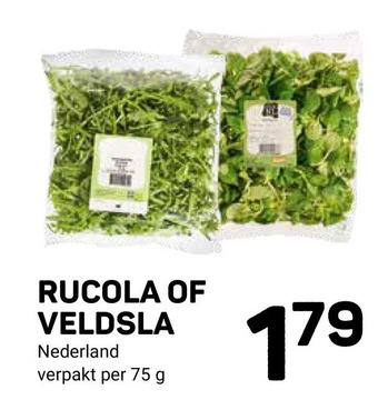 Ekoplaza Rucola of veldsla aanbieding