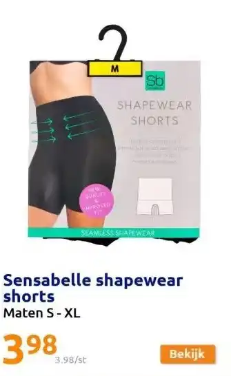 Action Sensabelle shapewear shorts aanbieding