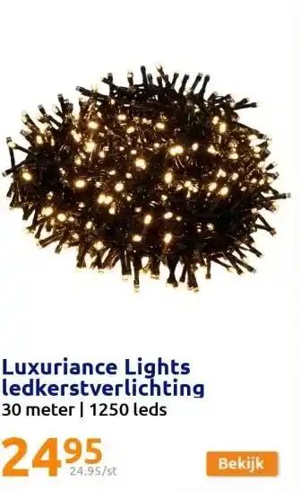 Action Luxuriance lights ledkerstverlichting aanbieding