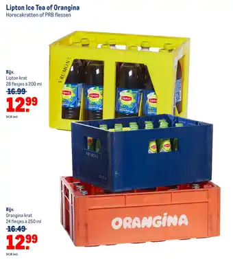 Makro Lipton ice tea of orangina aanbieding