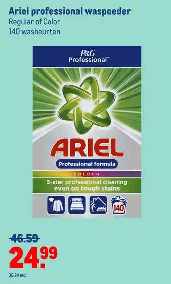Makro Ariel professional waspoeder aanbieding