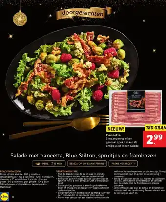 Lidl Pancetta aanbieding