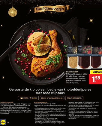 Lidl Luxe sauzen aanbieding