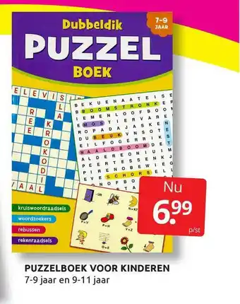 Boekenvoordeel Puzzelboek voor kinderen aanbieding