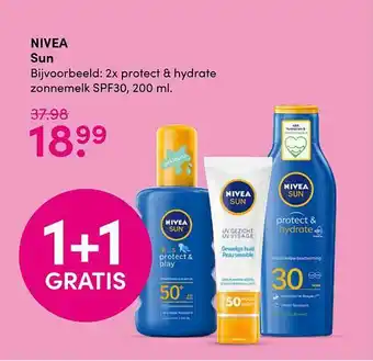 Drogisterij Visser Nivea sun 200 ml aanbieding