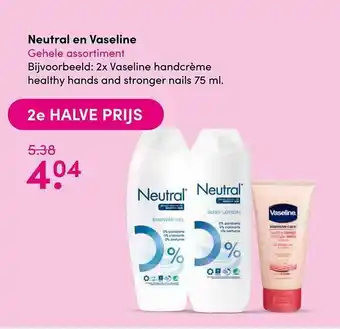 Drogisterij Visser Neutral en vaseline 75 ml aanbieding