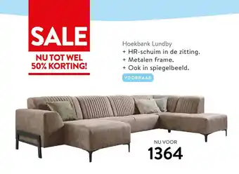 Profijt Meubel Hoekbank lundby aanbieding