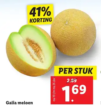 Lidl Galia meloen aanbieding